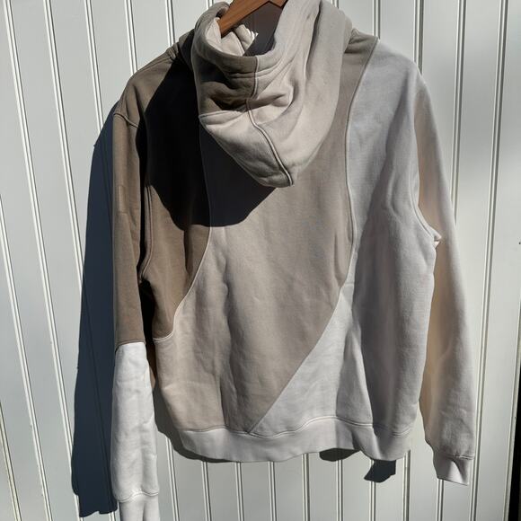 Alo Yoga Make Waves Hoodie Ivory Bone Gravel XS Womens / XXS Mens Sweatshirt EUC - Picture 3 of 16